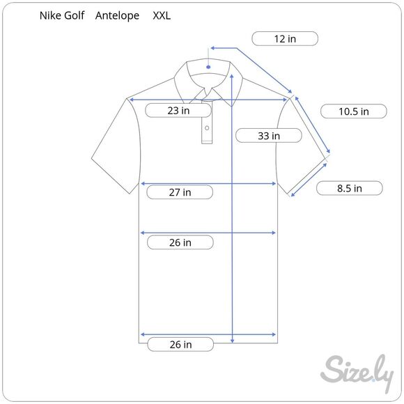 Nike Golf Dri Fit Green Polo Shirt Antelope Logo Size XXL - Picture 6 of 6